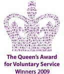 Winners of the Queen's award for voluntary services 2009