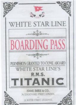White Star Boarding Pass